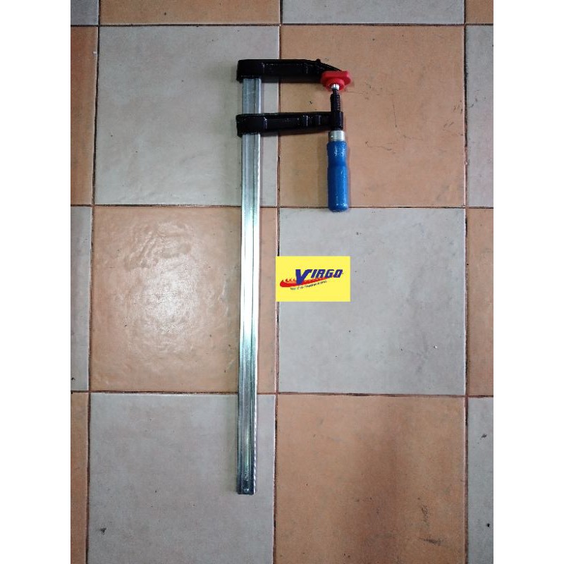 F CLAMP KLEM KAYU ALAT PENJEPIT KAYU HEAVY DUTY KLEM F 120MM × 600MM 60CM