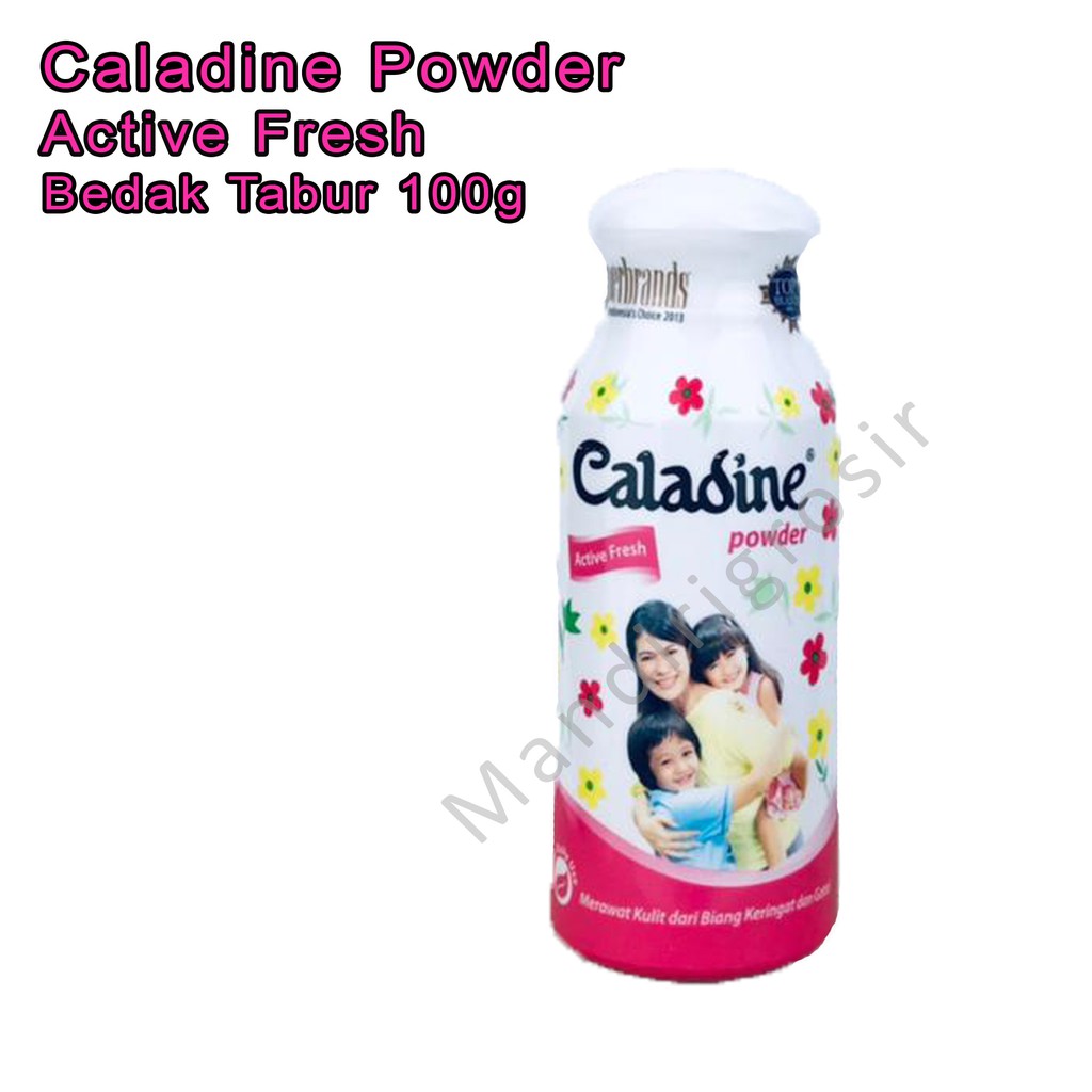 Bedak Tabur * biang keringat * Caladine Powder * Active Fresh  * 100g