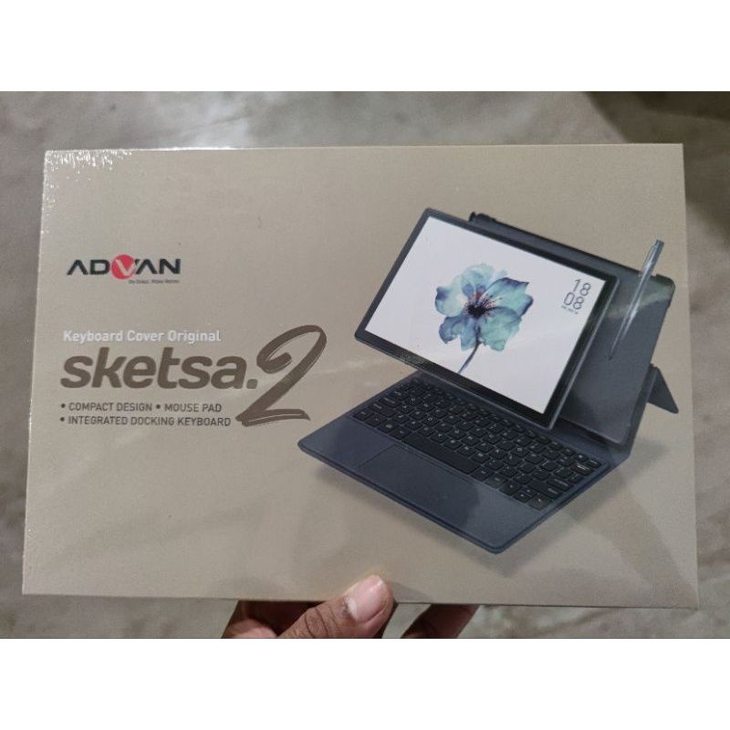 Flip Case Magnetic Keyboard Pen Advan VX Lite Original Book Cover