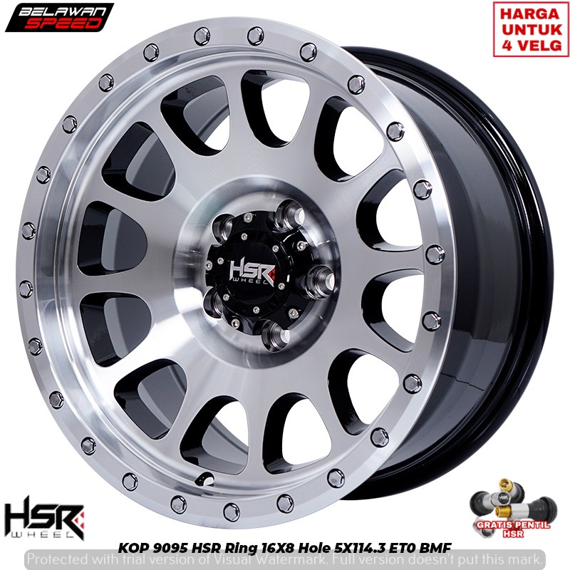 VELG MOBIL OFFROAD RING 16 PCD 5X114,3 UNTUK TERIOS RUSH INNOVA XPANDER XTRAIL