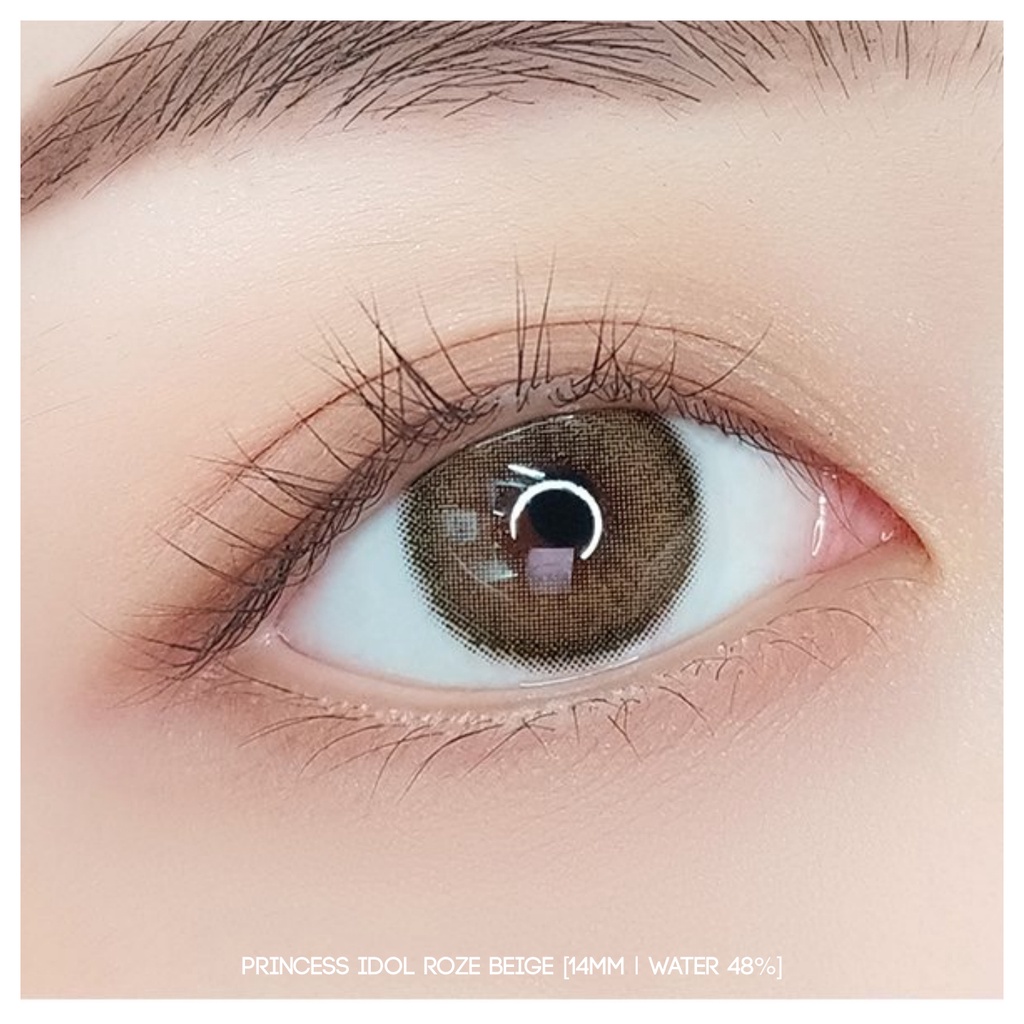 MIKHAYLOVESHOP Softlens Idol Roze Beige (Light Brown) | EOS Princess