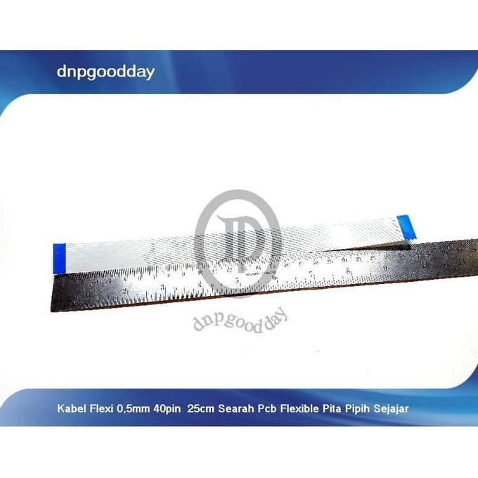 

Kabel Flexi 0,5Mm 40Pin 25Cm Searah Pcb Flexible Pita Pipih Sejajar Dnpgood11 Dijamin