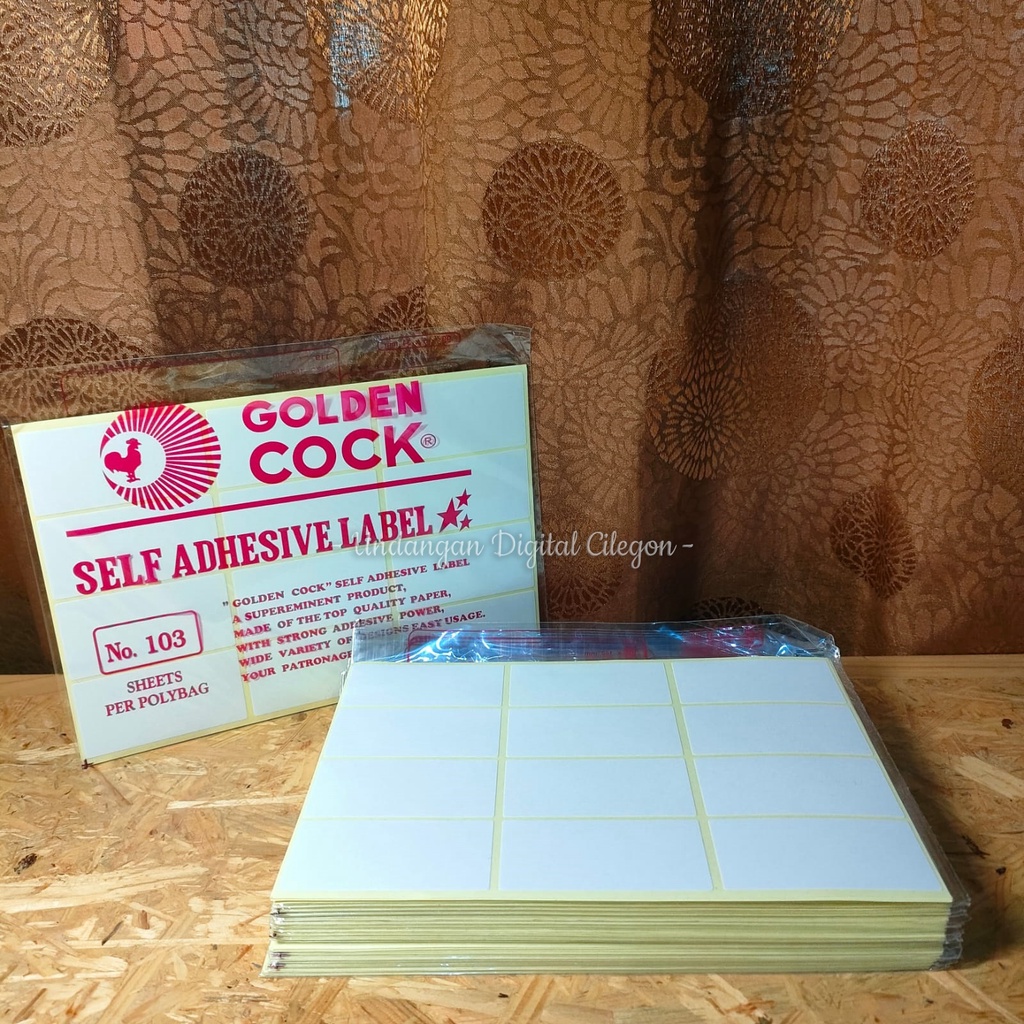 

Label 103 - Self Adhesif Label - Undangan | Murah & Berkualitas