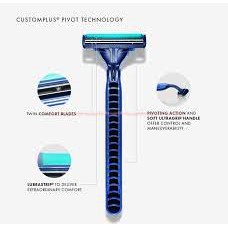 Gillette Blue II Plus Pivot Shaver Pisau Cukur Gilete Kulit Sensitif 5pcs