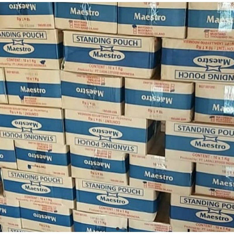 

Maestro Mayonies 1 kg 10 pcs dalam 1 karton
