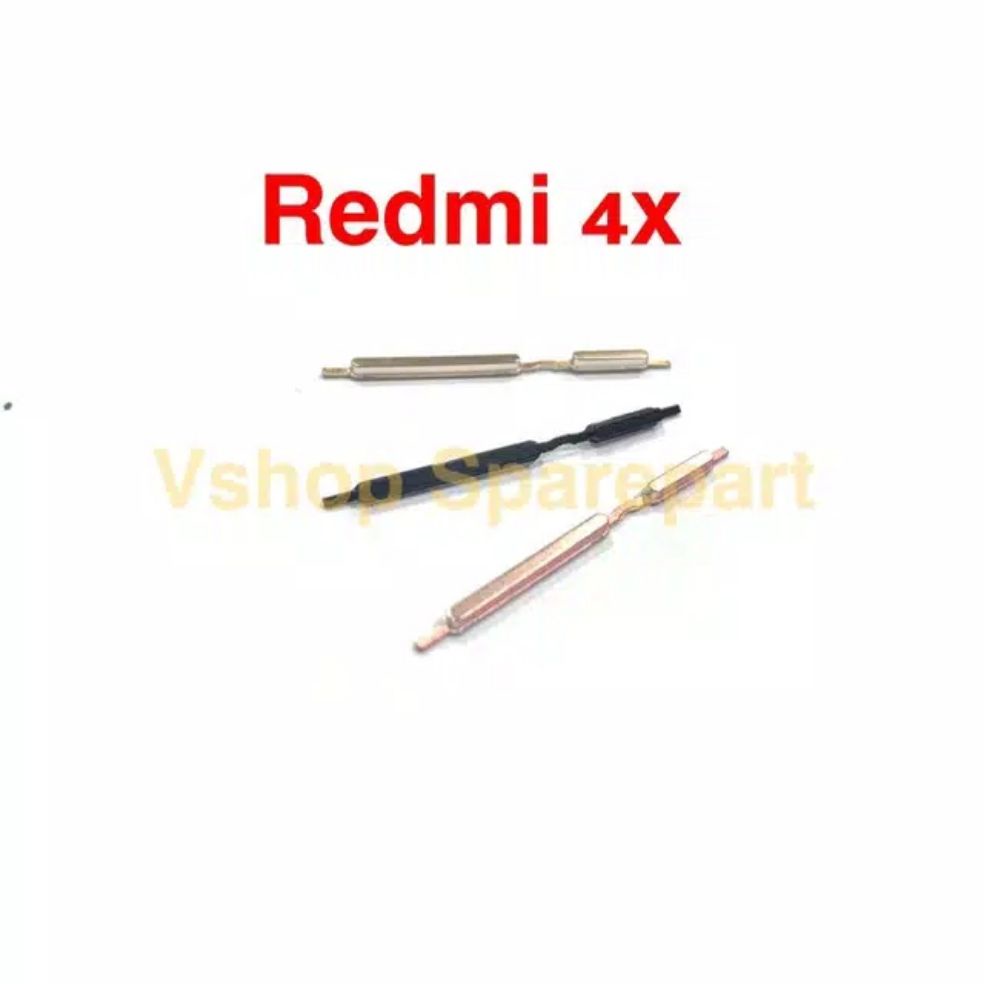 Tombol Luar Redmi 4X | Tombol Luar On Off Volume Xiaomi Xiomi Redmi 4X Original