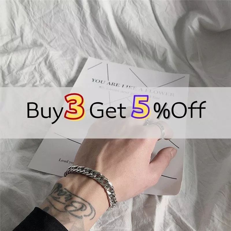 ✅Cod Gelang Rantai Pria Titanium Anti Karat Gelang Rantai Pria Hip Hop Gelab Rantai Pria Trend Gelan