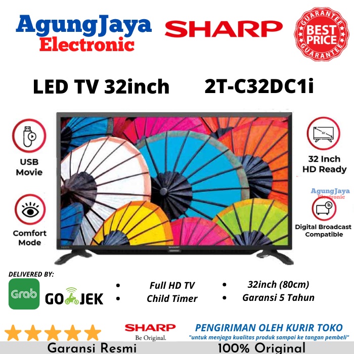 PROMO LED TV SHARP 2T-C32DC1i 32" DIGITAL FULL HD 32INCH (CILEGON SERANG)