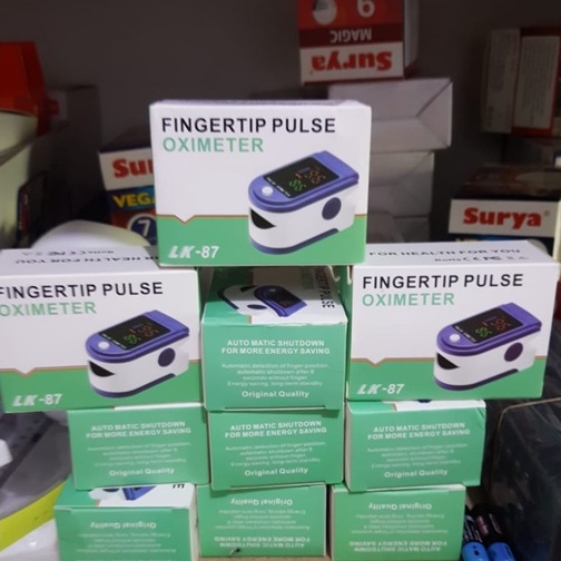 Oximeter Oxymeter Fingertip Pulse Oximeter Pengukur Kadar Oxigen dalam darah