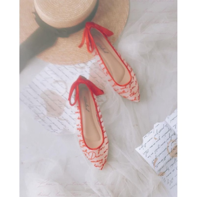 Ittaherl Love Letter Rouge size 38,NEW