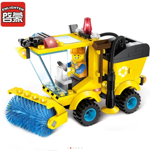 Enlighten 1101 City Car Truck Construction Blocks Bricks