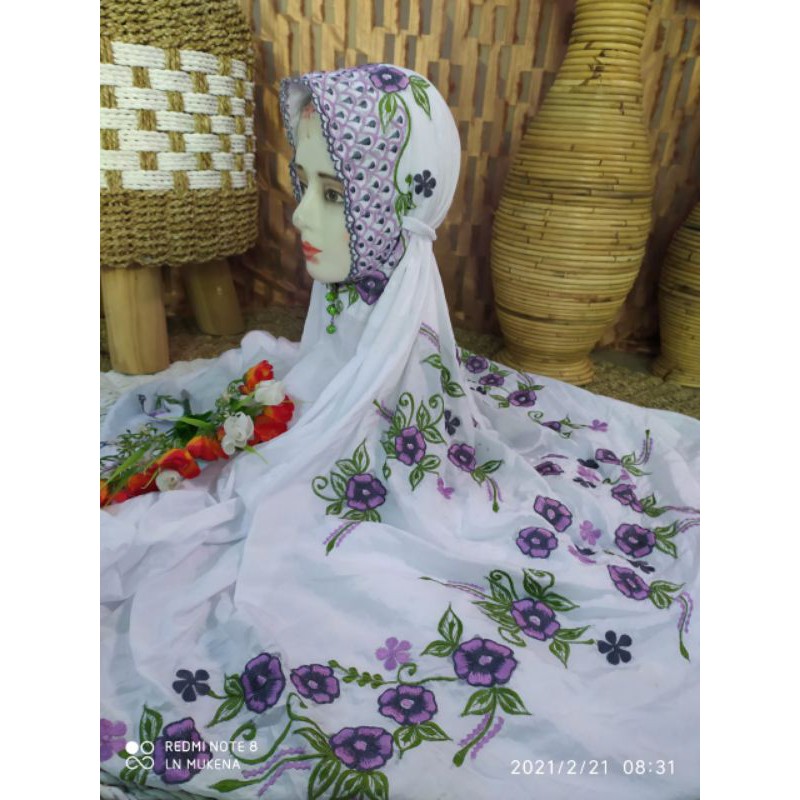 Mukena Terusan Dewasa Parasut