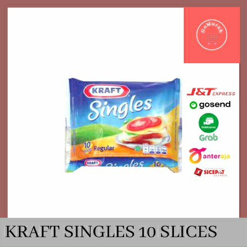 

UMKM Kraft Singles Reguler 10 Slice Cheese Keju Kraft Single Lembaran