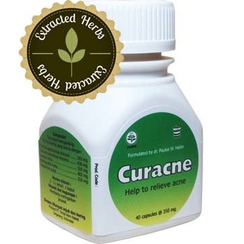 Curacne/ Obat Jerawat/ Herbal Jerawat/ Komedo/ Anti Jerawat/ Suplemen Muka
