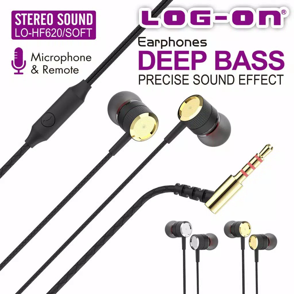 HANDSFREE Headset LOGON DEEB BASS LO-HF620 Headset LOG-ON