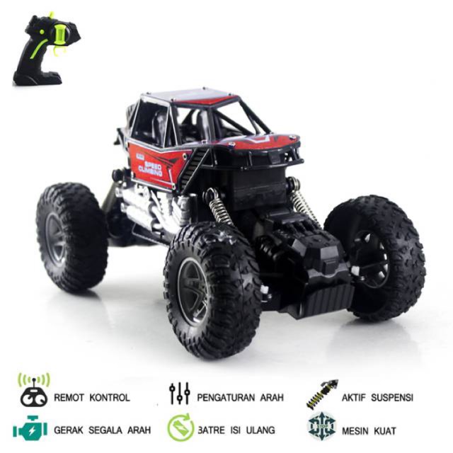 Mobil Remote Control Offroad Murah Super Climbing P011 | Mainan Mobil Remote Kontrol