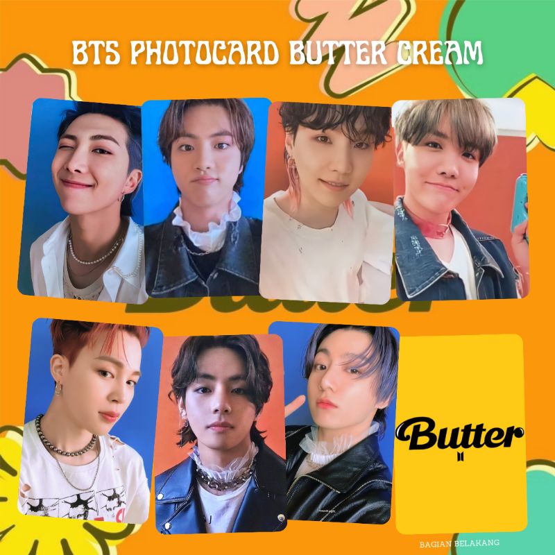 PHOTOCARD BUTTER POB KOREA JAPAN PEACHES CREAM PC BTS