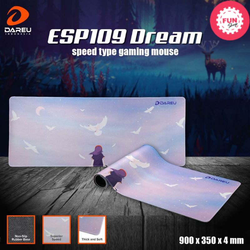 Dareu ESP 109 XXL Gaming Mousepad Garansi Resmi