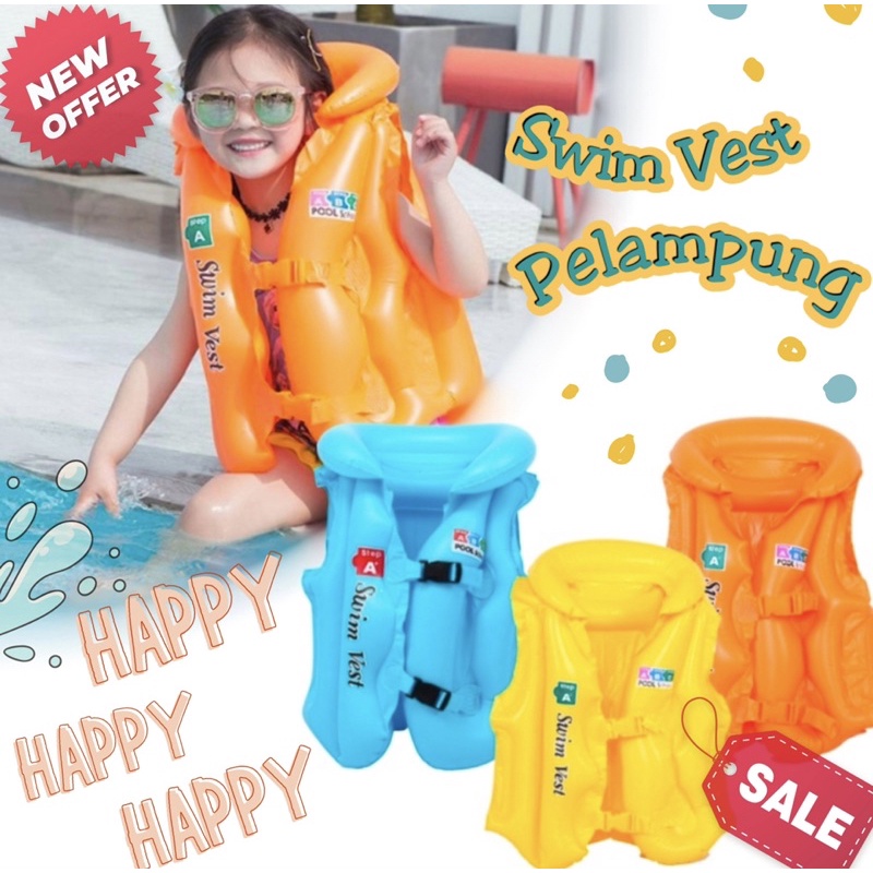 Baju Pelampung Rompi Renang Anak Dewasa Swim Vest Child Adult Terlaris