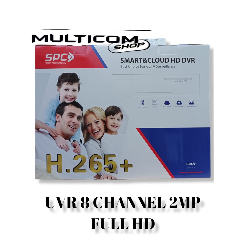 DVR UVR CCTV SPC 8 CHANNEL 2MP 5IN1 FULL HD GARANSI RESMI