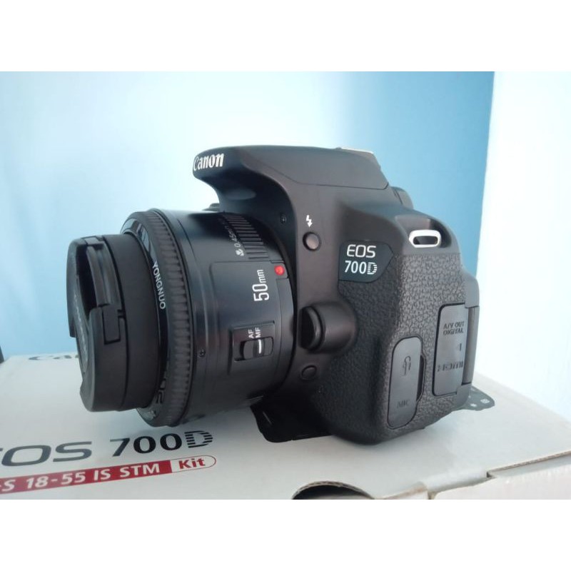 canon eos 700d+lensa fix