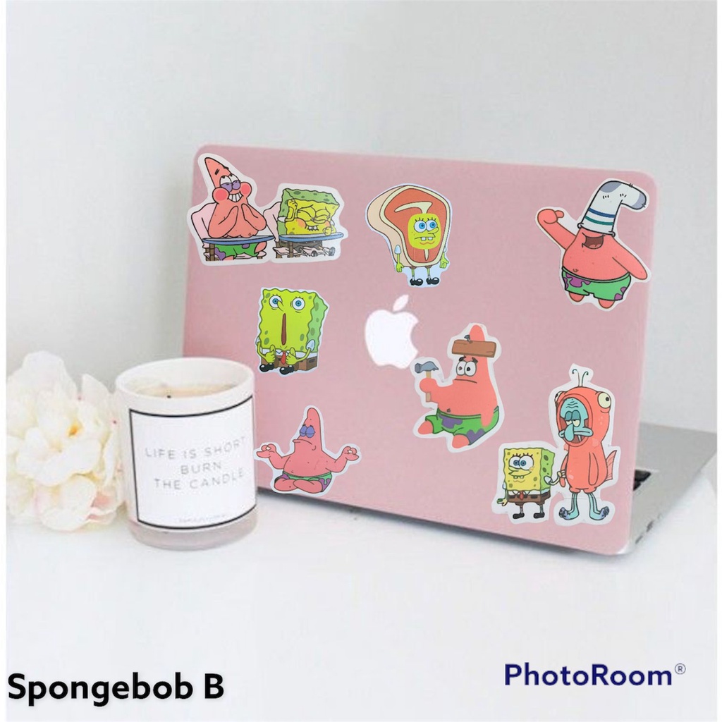 Sticker Tumblr Pack Aesthetic Kartun Nickelodeon Disney Princess Donald Doraemon Gravity Falls Hello Kitty Marvel Mickey Mouse Ship Stitch Spongebob Stiker Lucu Waterproof Sticker Laptop Notebook Botol Tumbler Case Hp DIY Helm