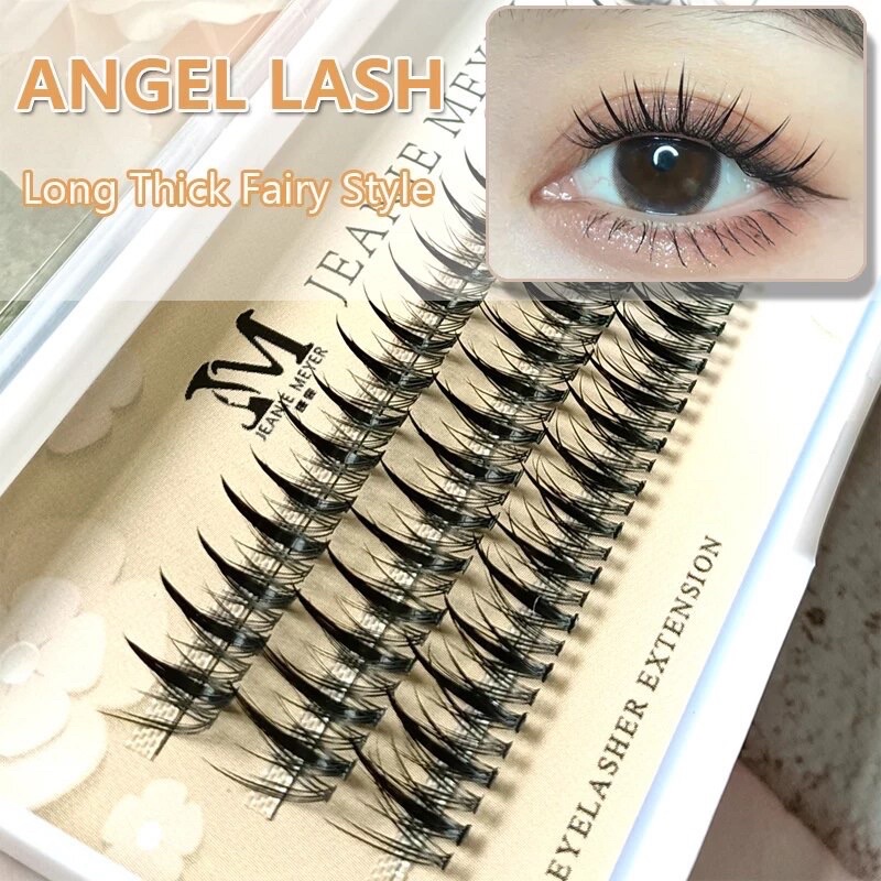 FAIRY THICK Volume Individual Eyelashes Cils Natural Fairy Fish Soft Grafting Lashes Cluster False Eyelash Makeup Tools