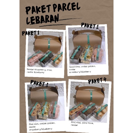 

Bingkisan/parcel lebaran isi 3 toples uk 350gr