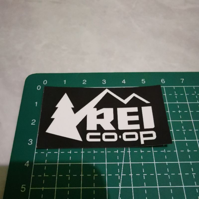 Rei Coop Hitam Sticker Stiker