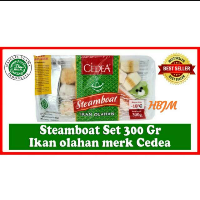 

STEAMBOAT SET 300 GR (ISI 17 PCS) IKAN OLAHAN MERK CEDEA