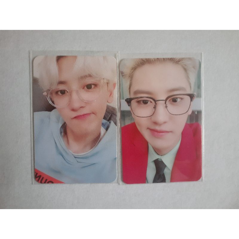 (BOOKED) photocard / pc chanyeol what a life pink ver jasmer EXO + pc welkit chanyeol