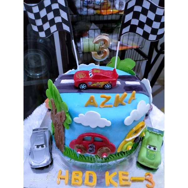 

tart car fondant