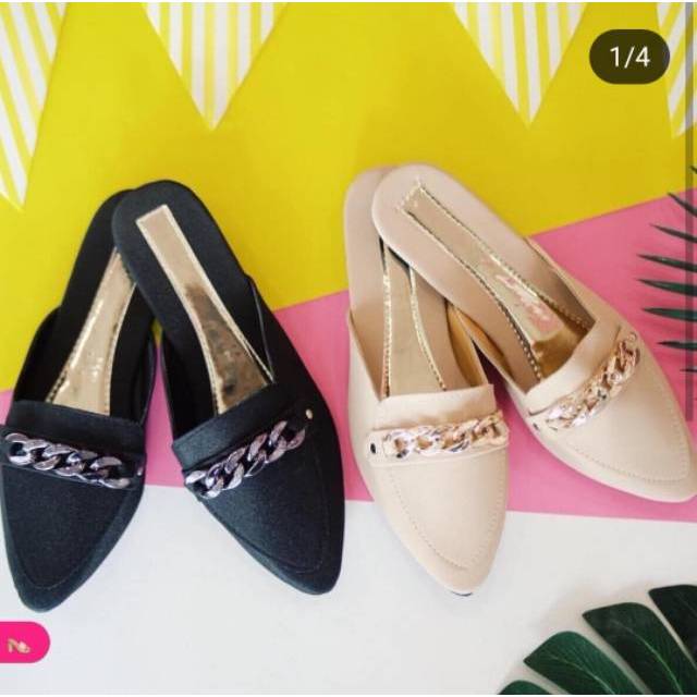 Sepatu Balet Rantai / Sepatu Flat Rantai / Chain Flatshoes