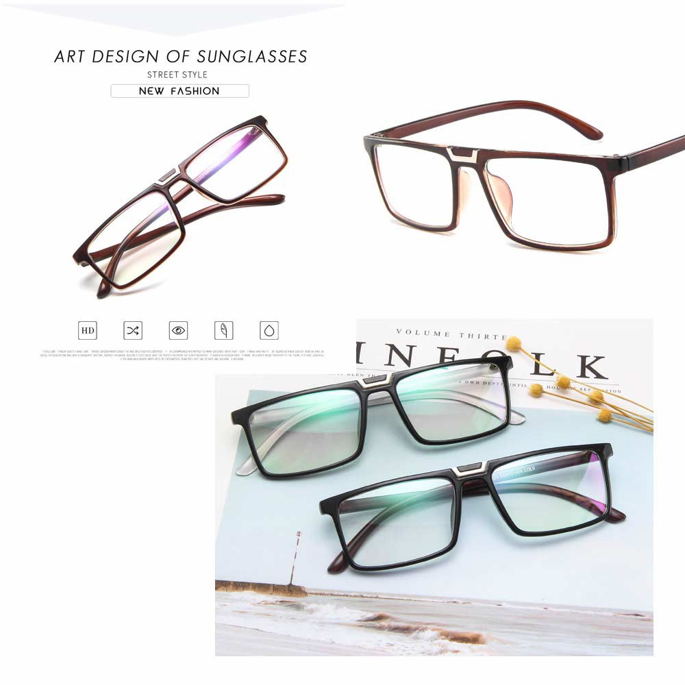 Kacamata Anti Radiasi Blue Ray Lens (Design Korea) Unisex - HM678 ( Group ) FREE Sarung