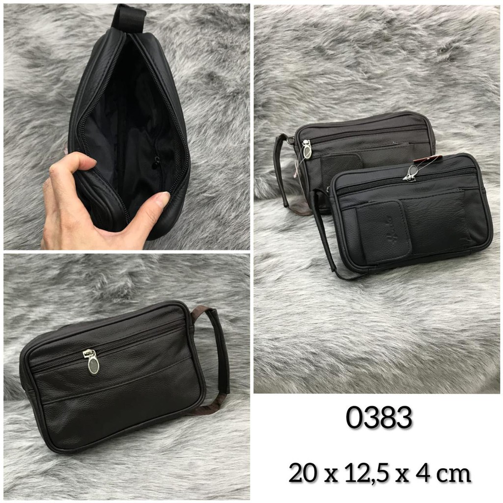 Tas Tangan Kulit ORIGINAL Import Pria MVP - HandBag Laki-laki Terbaru - Clutch Pria Import TERBARU