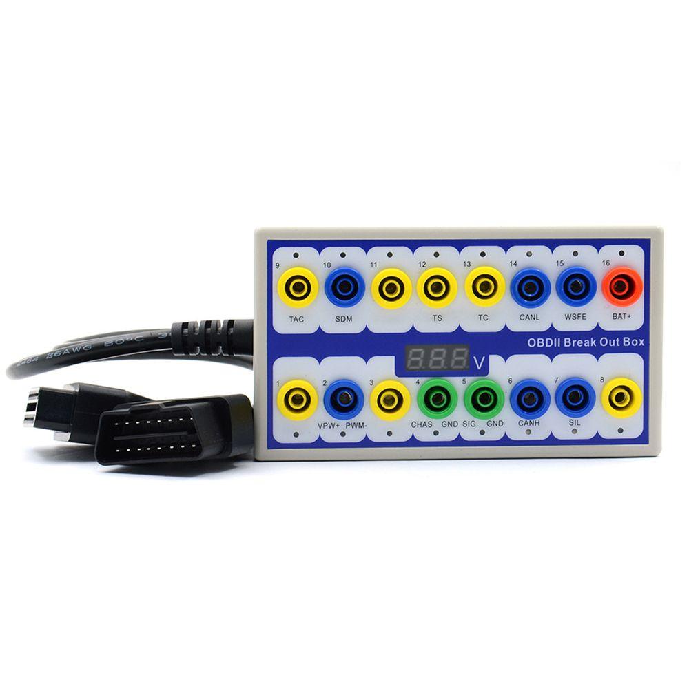 Preva Pendeteksi Protokol Mobil Alat Diagnosis Tahan Lama Alat Diagnosis Otomatis Break Out Box Pendeteksi Protokol OBDII