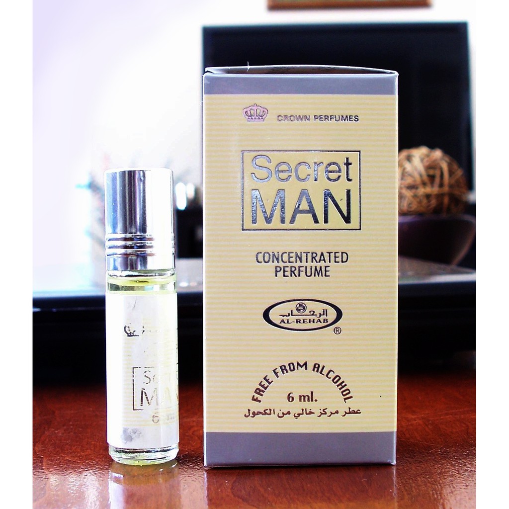 Parfum Free Alkohol AL REHAB ALREHAB Jenis SECRET MAN 6ml SECRET MAN
