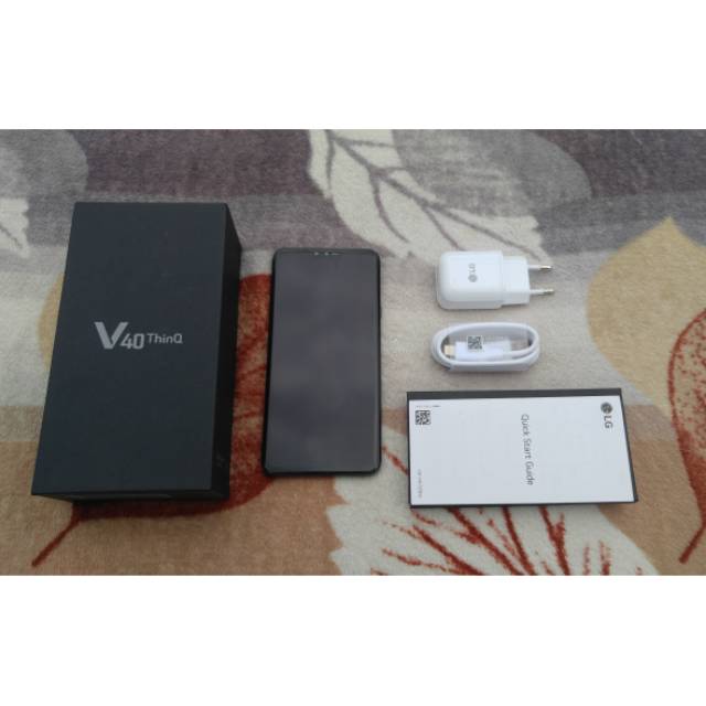 LG V40 Dual / Dualsim / Duos | 6GB/128GB | Aurora Black | Mulus+Bonus