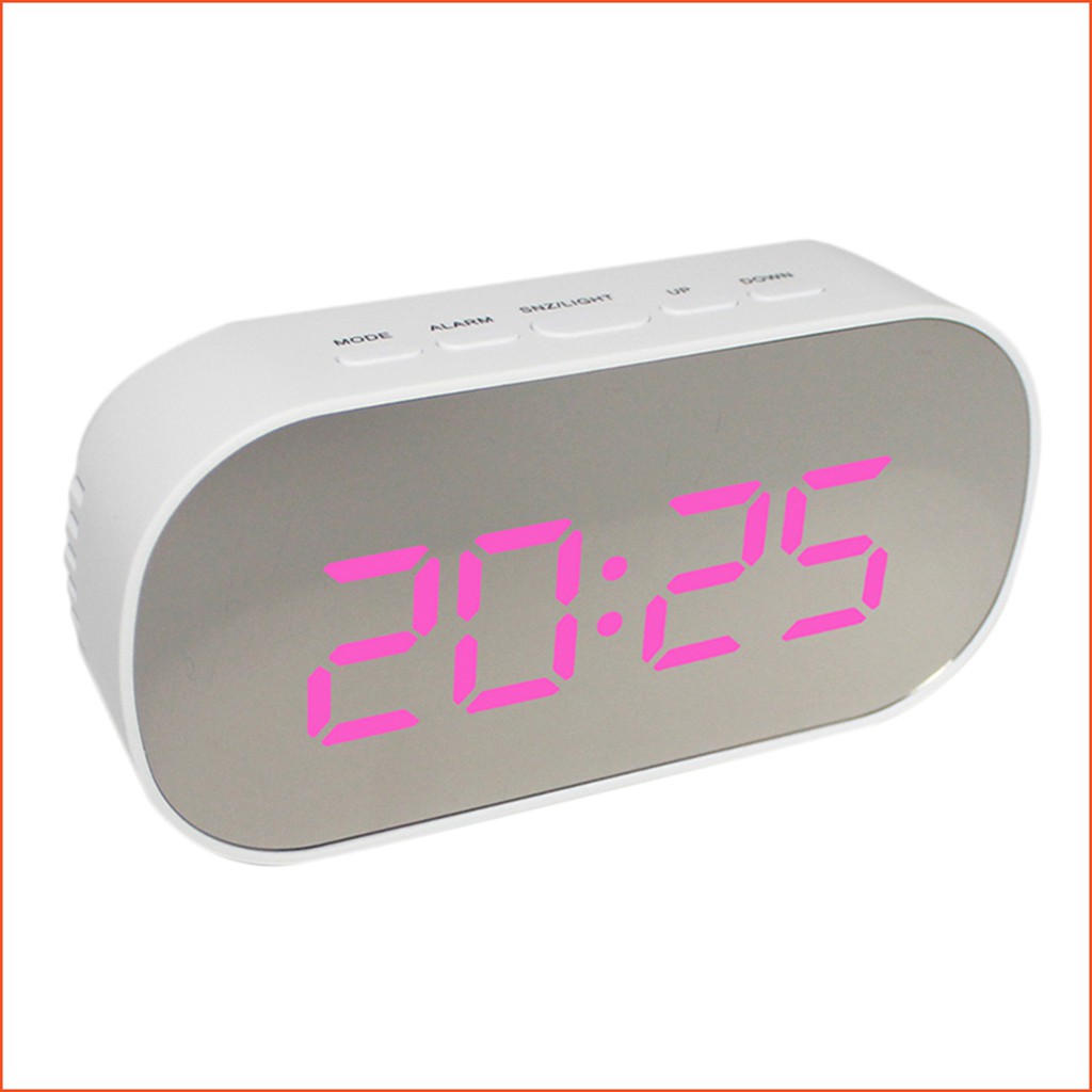 Sonifer Jam Meja Digital Mini DT-6506 alarm clock Led ungu