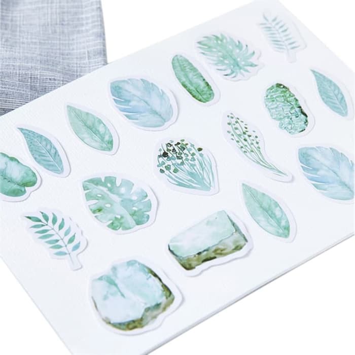 Label Stickers - Mint Diary (45pcs)