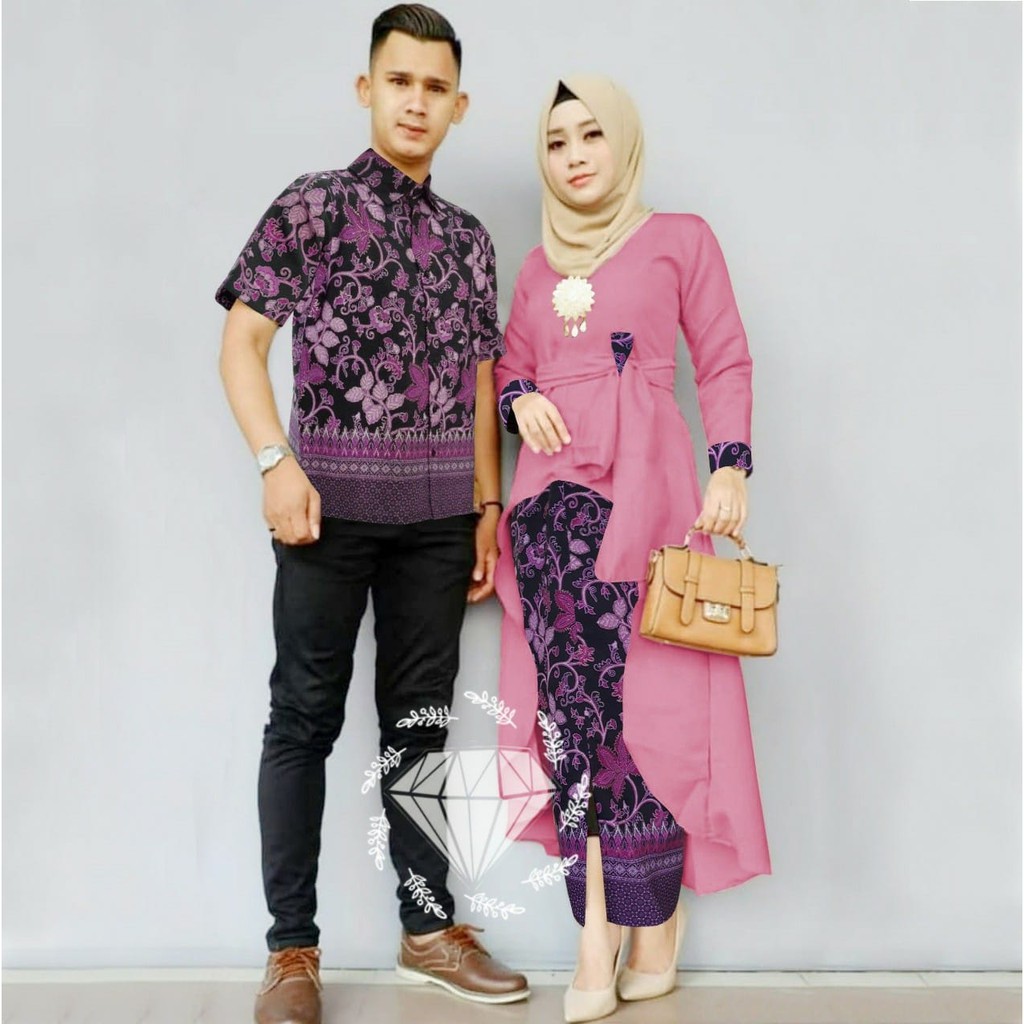 HANUM COUPLE PASANGAN BATIK BAJU KONDANGAN MURAH | Shopee ...