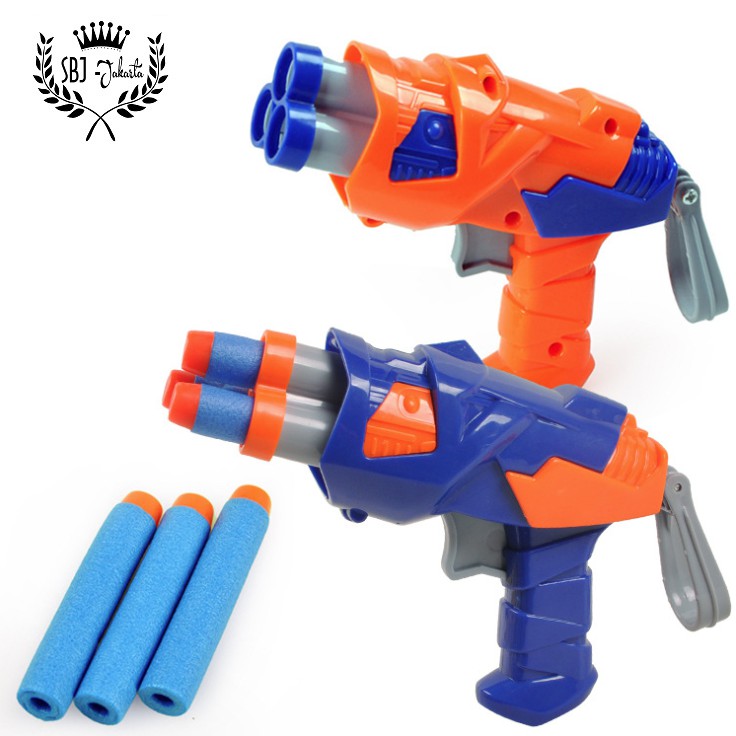 Mainan Pistol anak mini Soft Bullet Mirip Nerf Soft Bullet Gun