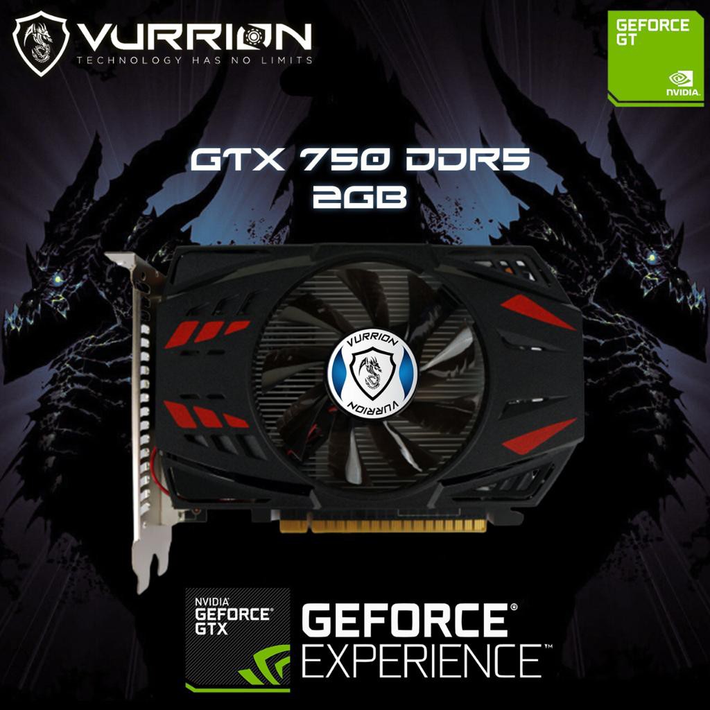 VGA Gaming VURRION GTX 750 2GB DDR5 128Bit GAMING VGA ORI