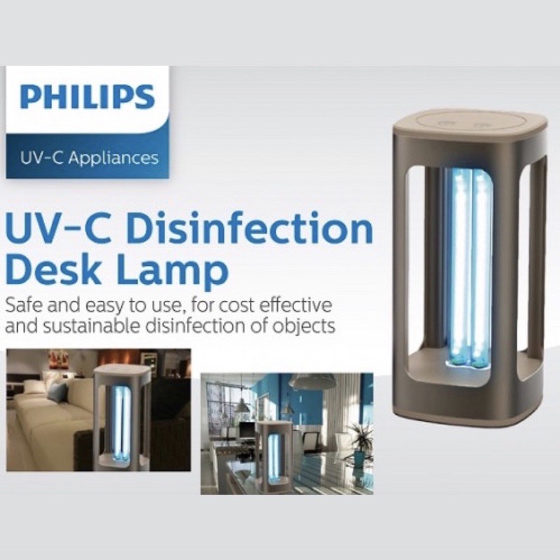 Lampu Philips Ultraviolet UV Sterilizer Disinfection Desinfektan UVC Anti virus bakteri corona covid