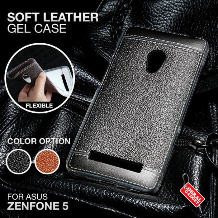 Soft Leather Gel Asus Zenfone 5 /A500CG/KL Jelly Silicon Case