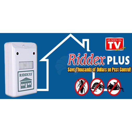 Riddex Pro Pest Repeller As Seen On TV China : Alat Pengusir Tikus, Kecoa, dan Nyamuk dengan Gelomba