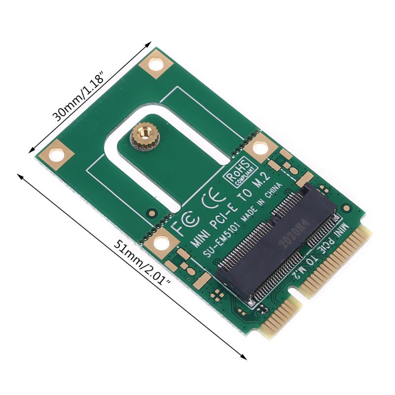 Btsg Laptop PC Komputer Mini PCI-E to M2 Adapter Converter Kartu Ekspanding Mudah Digunakan