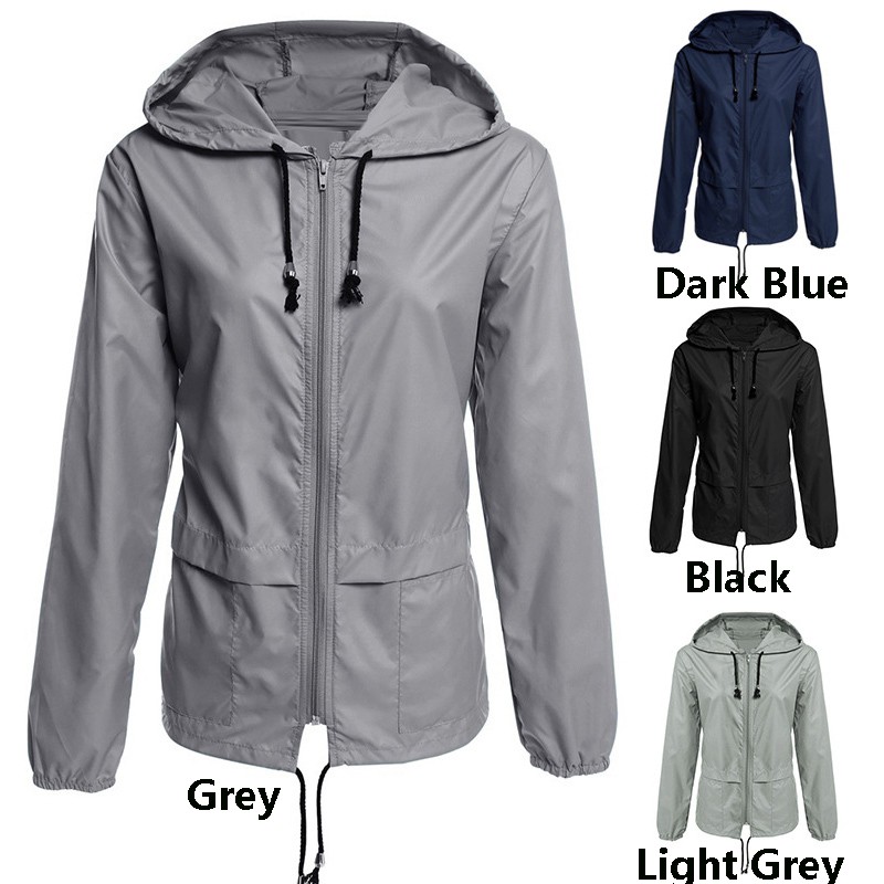 women's lightweight jacket with hood