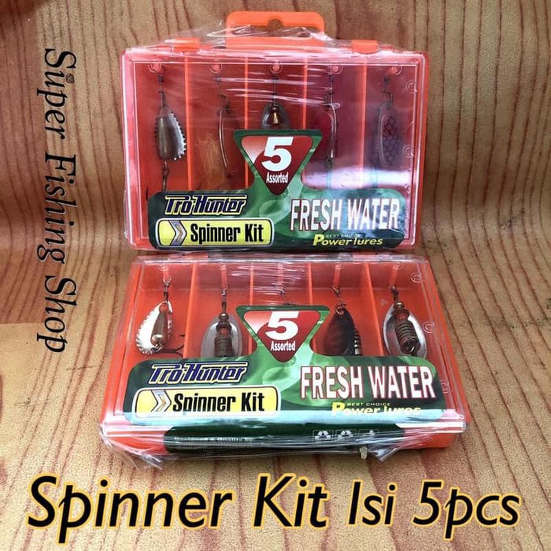 Umpan Pro Hunter Spinner Kit isi 5pcs