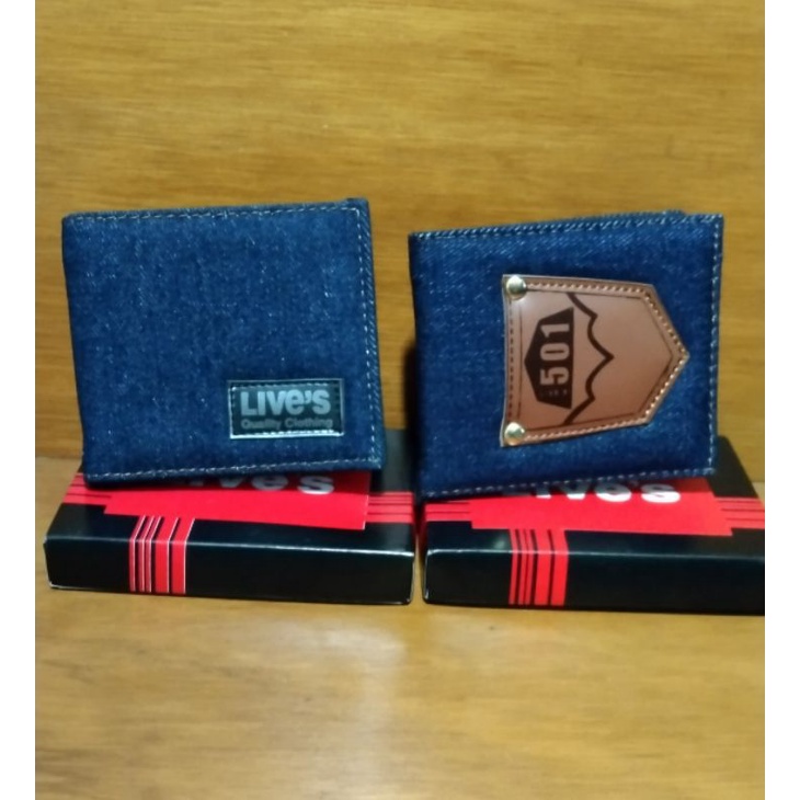 dompet distro bahan jeans